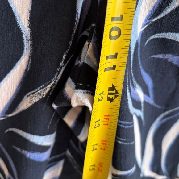 Chicos womens Tropical Printed Shorts Blue Size 3 - Picture 3 of 11